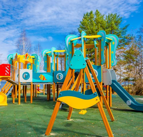 playground-children-with-slides-swings